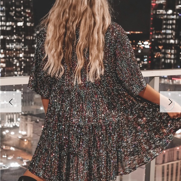 My Queen sequin baby doll dress - Picture 4 of 9